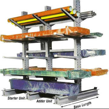 Nanjing jacking Speicherantikemetallkragarmregale industriell